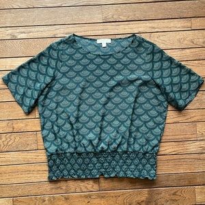 Green Deco-I spired Top, XL but best worn on a M-L.